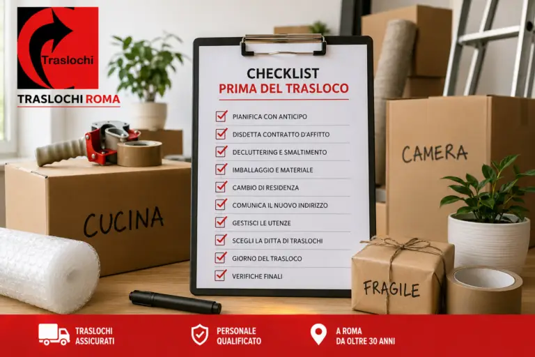 Checklist Trasloco perfetto
